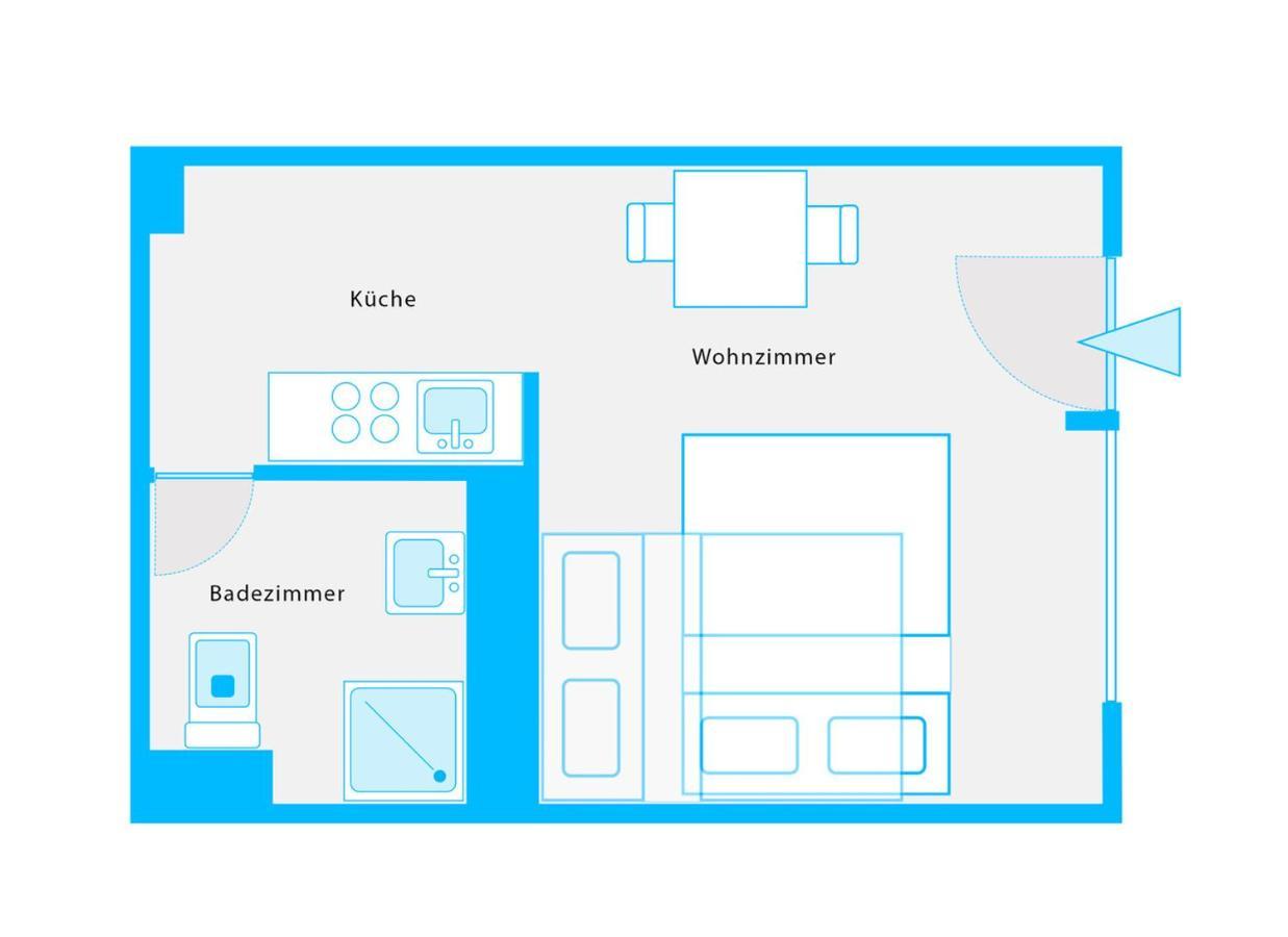 The Koburger Vh, For Up To 4 With High Bed Berlino